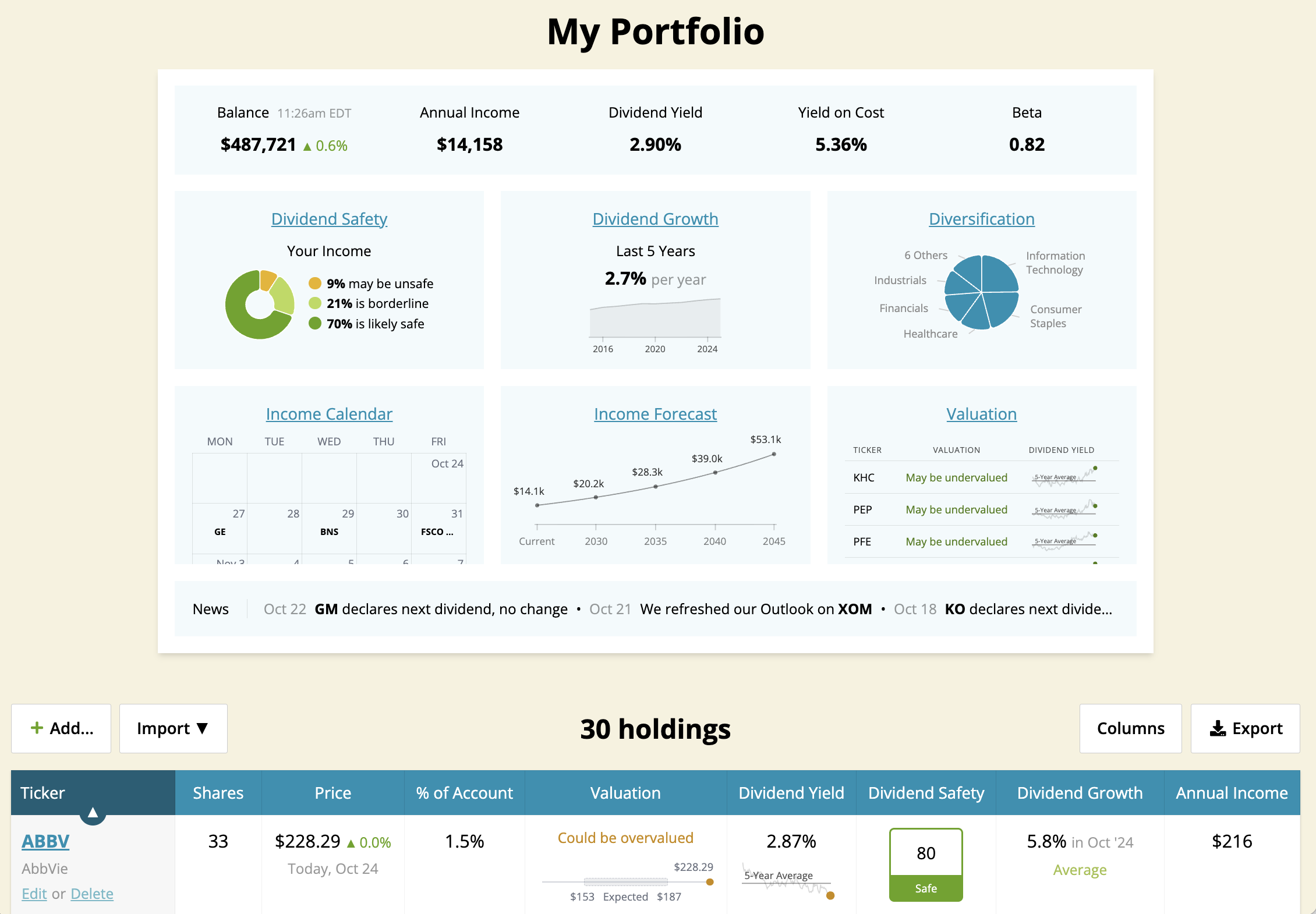 App screenshot